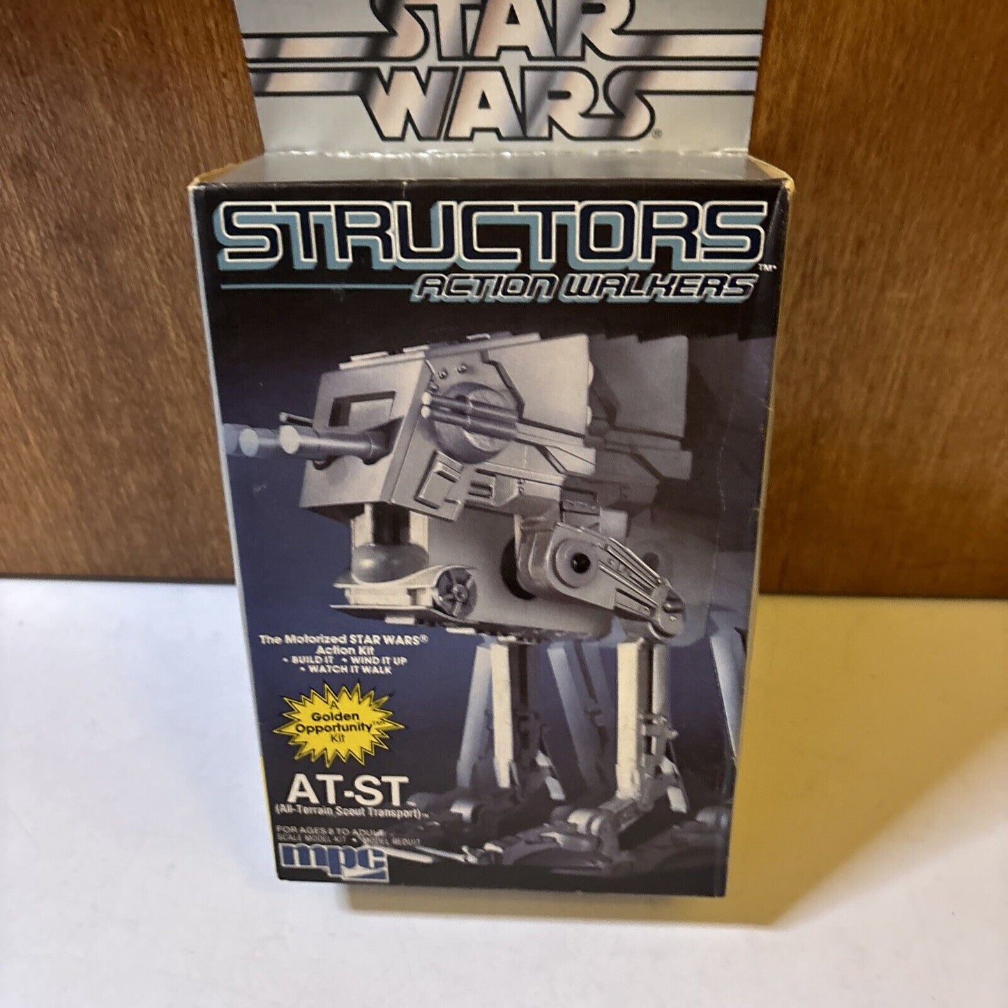 Star Wars AT-ST Structors Action Walkers Action Scale Model Kit 1984 *Unopened*