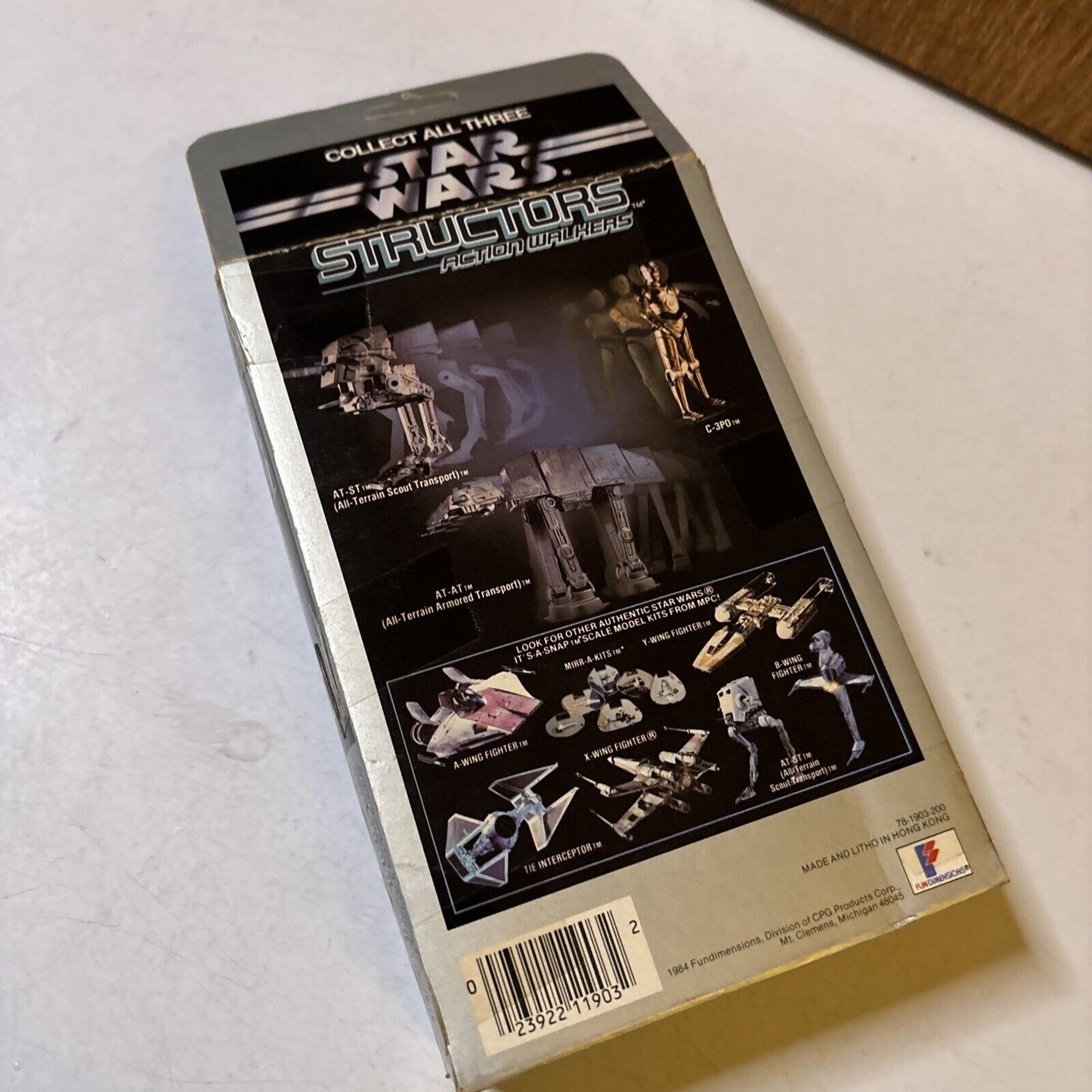 Star Wars AT-ST Structors Action Walkers Action Scale Model Kit 1984 *Unopened*