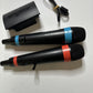 2x SingStar Wireless Microphone & Receiver For Sony Playstation 3 PS3