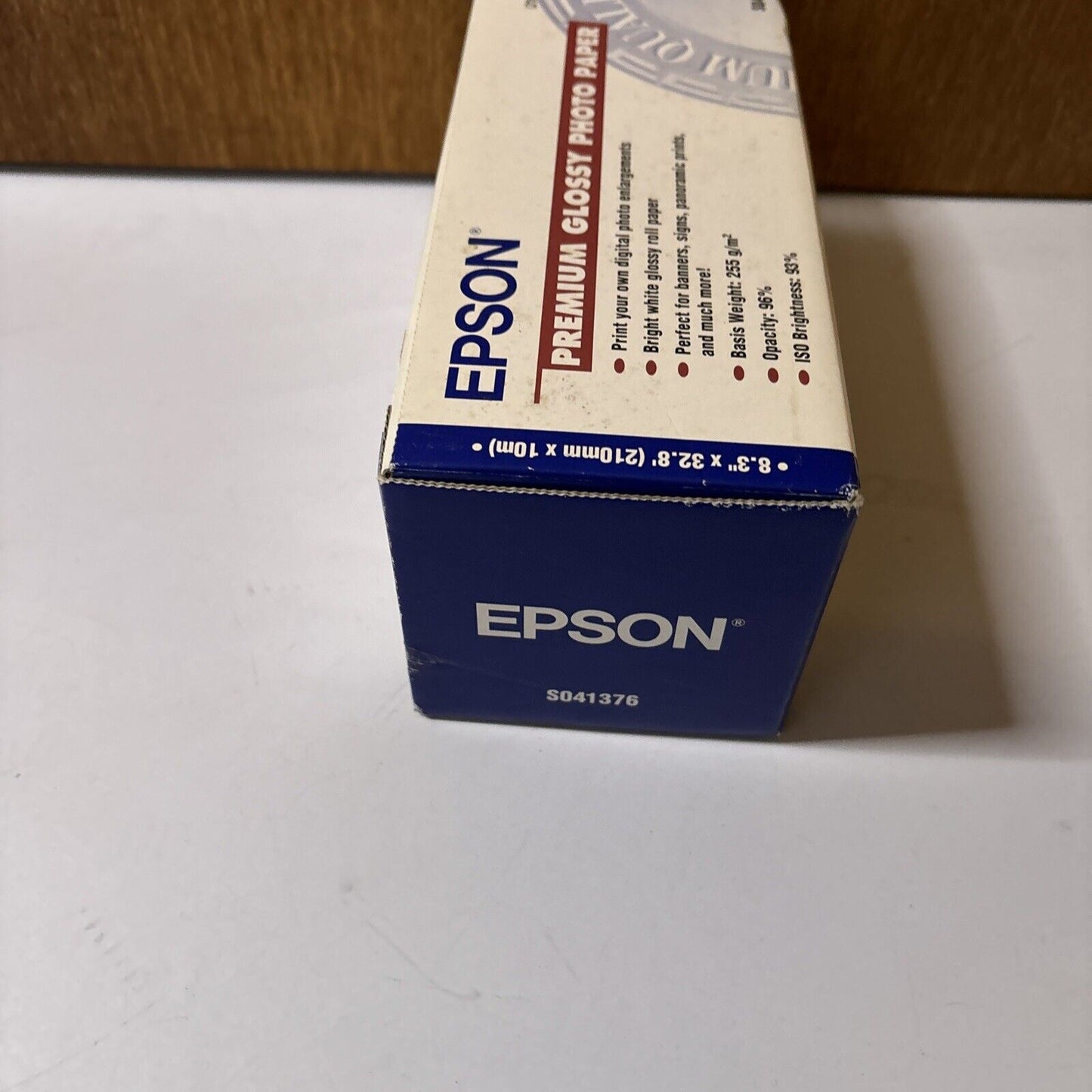 Epson Premium Glossy Photo Paper 8.3" x 32.8' 210mm x 10M S041376 *New Sealed*