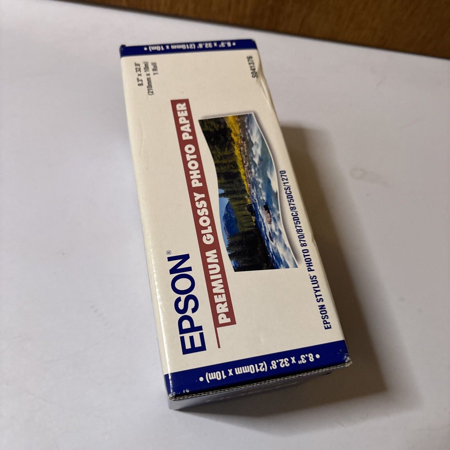Epson Premium Glossy Photo Paper 8.3" x 32.8' 210mm x 10M S041376 *New Sealed*