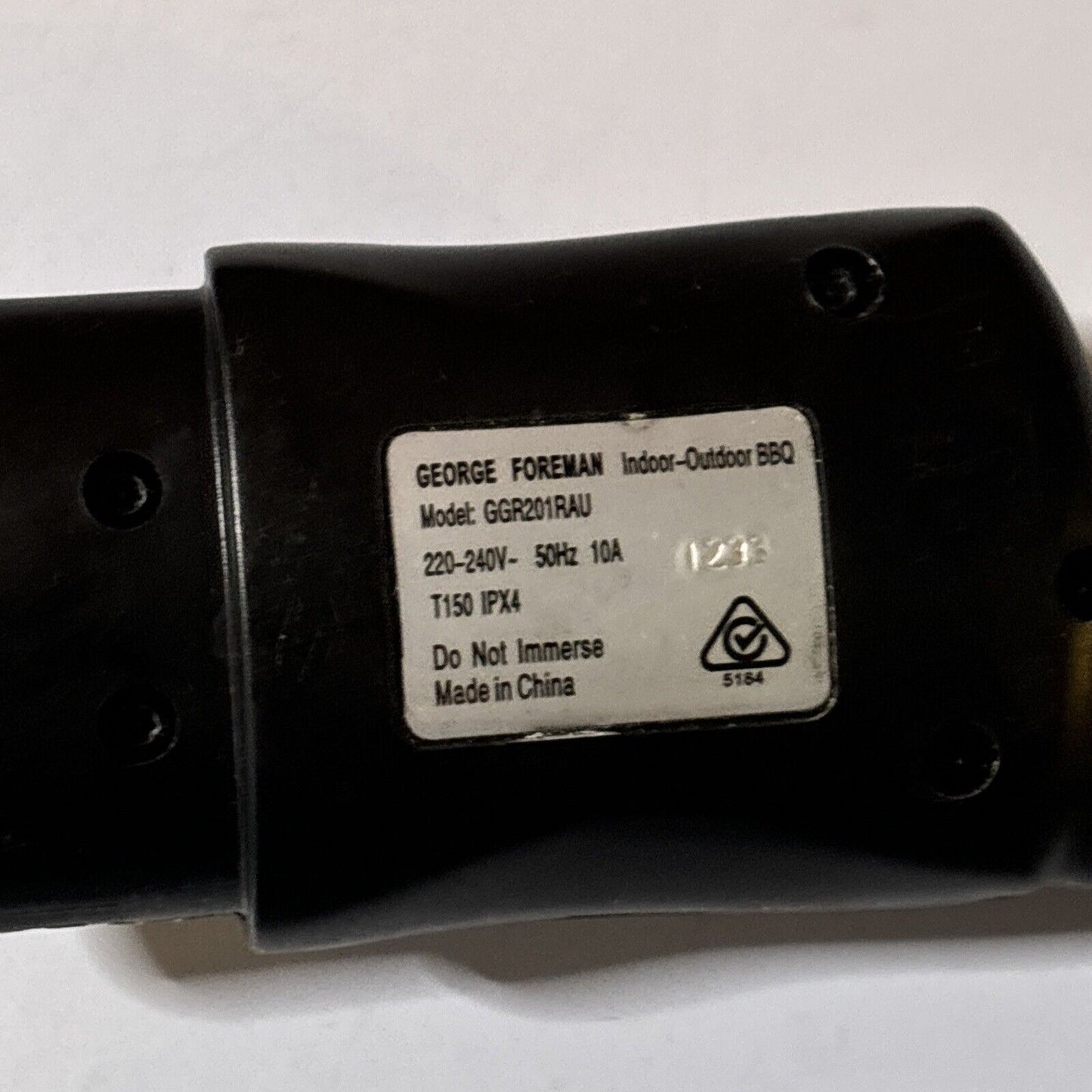 George Foreman Temperature Control Power Probe GGR201RAU For Indoor-Outdoor BBQ