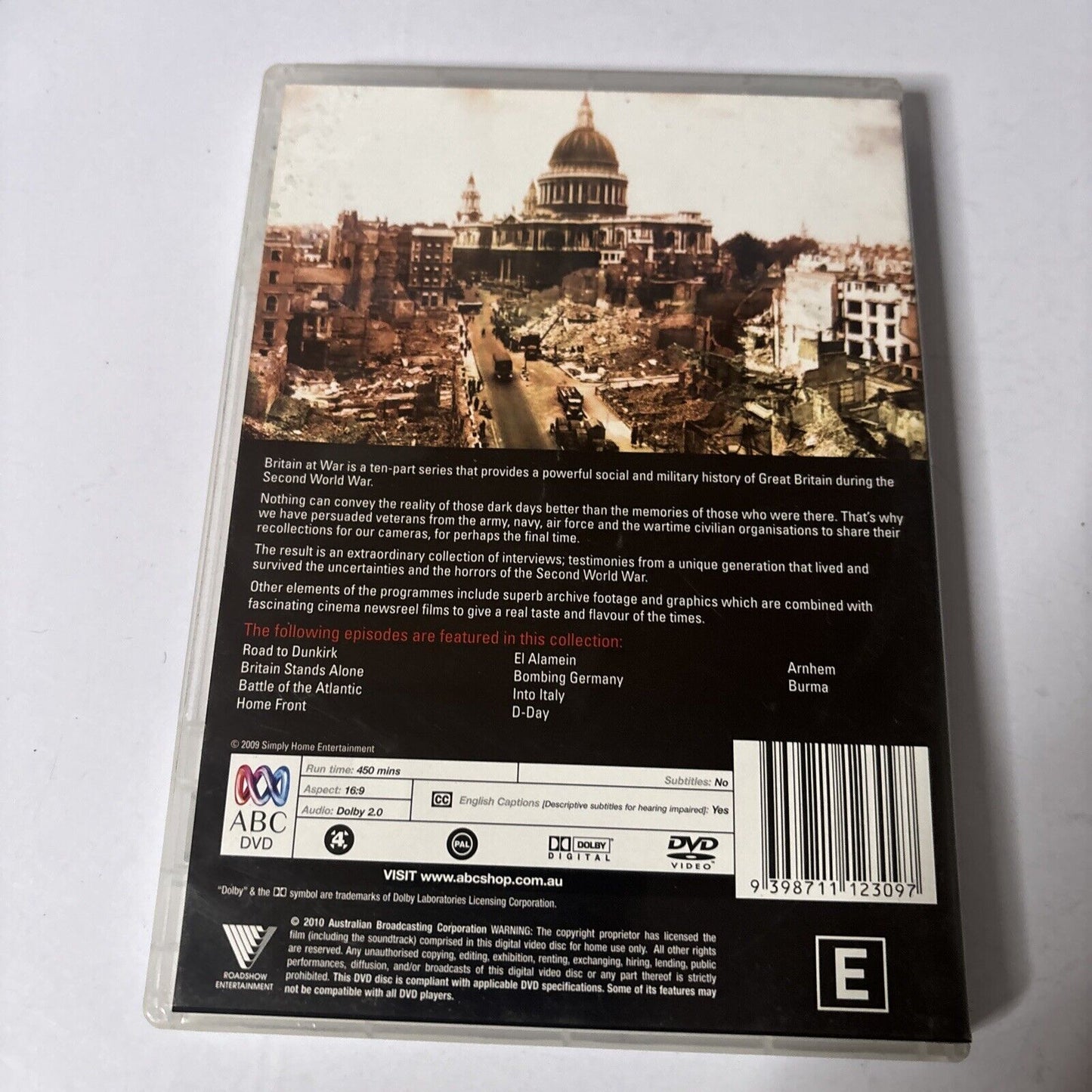 Britain at War (DVD, 2008, 3-Disc) WW2 Documentary ABC Region 4