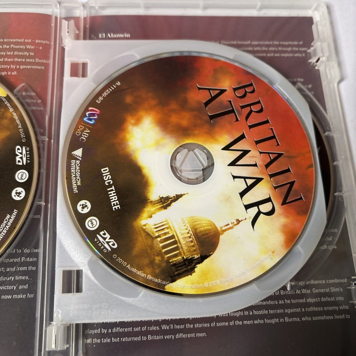 Britain at War (DVD, 2008, 3-Disc) WW2 Documentary ABC Region 4