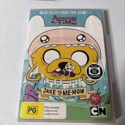 Adventure Time - Jake Vs Me-Mow  (DVD, 2010) Region 4