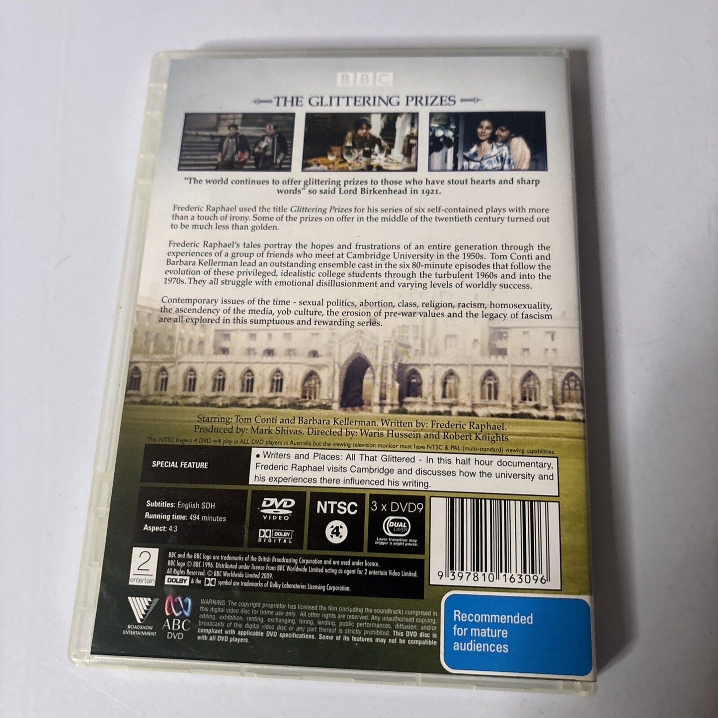 The Glittering Prizes (DVD, 2008, 3-Disc) BBC Region 4