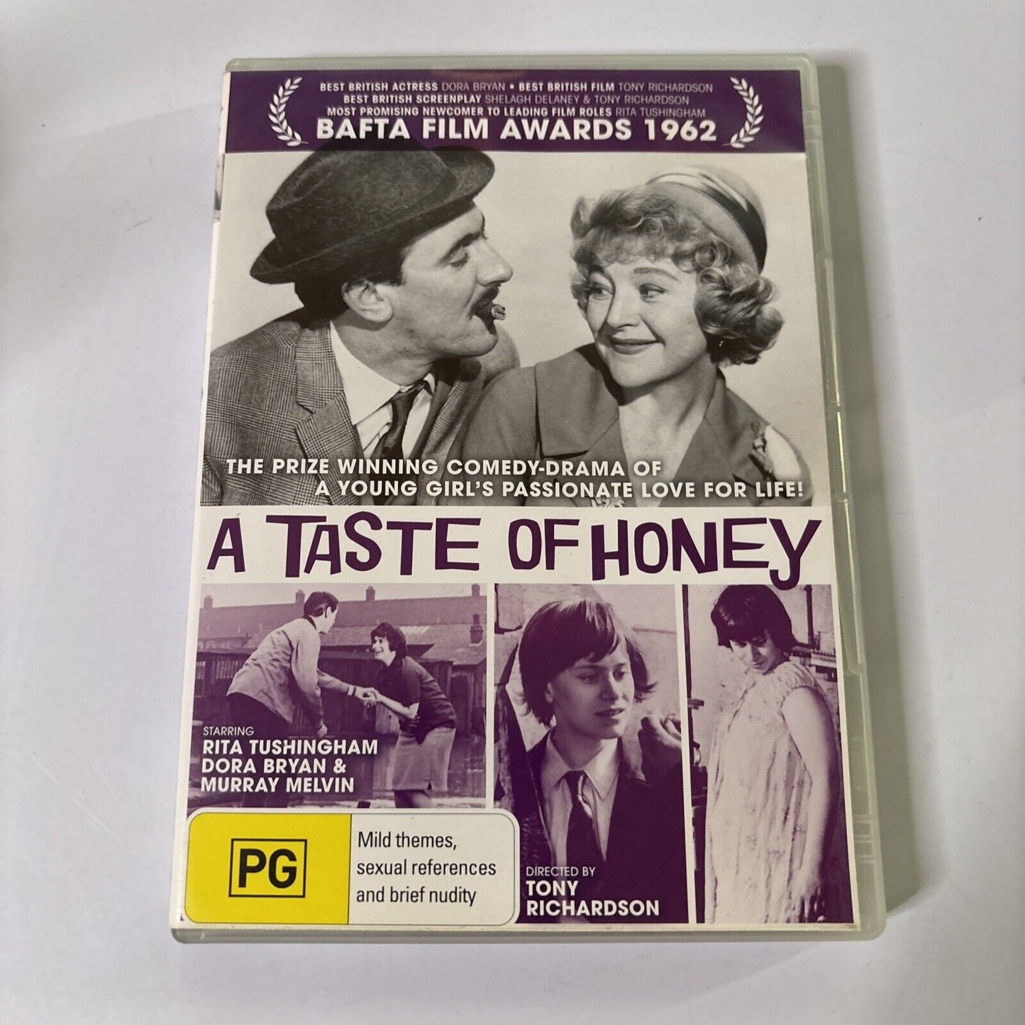 A Taste of Honey (DVD, 1961) Dora Bryan, Rita Tushingham NEW All Regions
