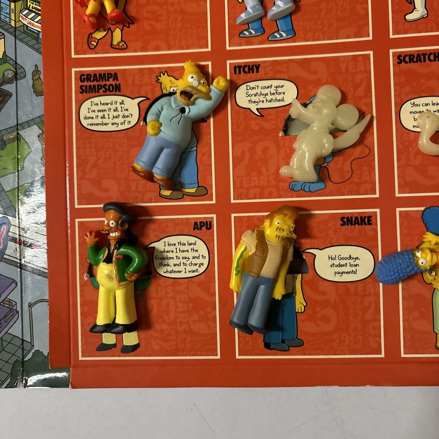 The Simpsons 20th Anniversary Stick'Ems Collector Album