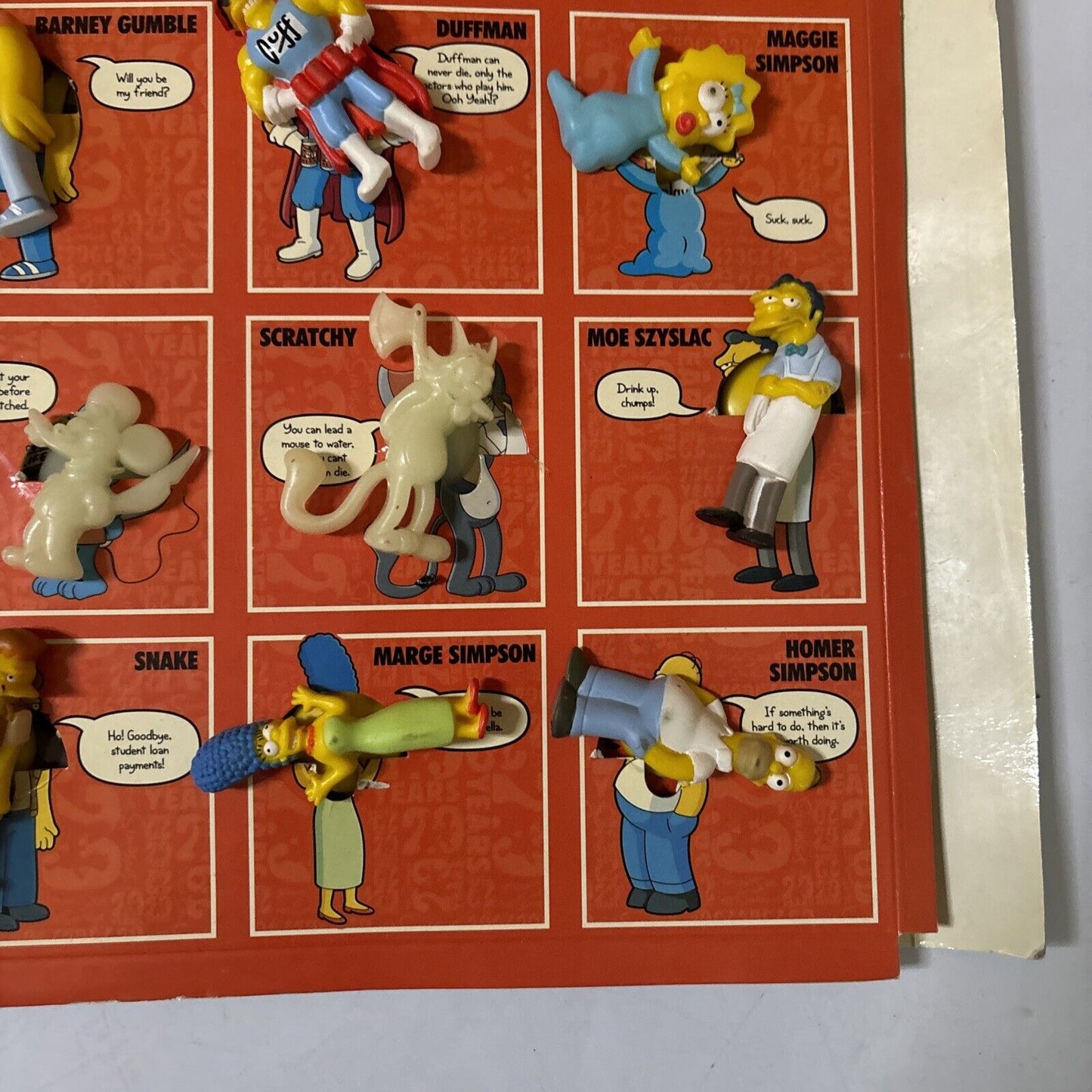 The Simpsons 20th Anniversary Stick'Ems Collector Album