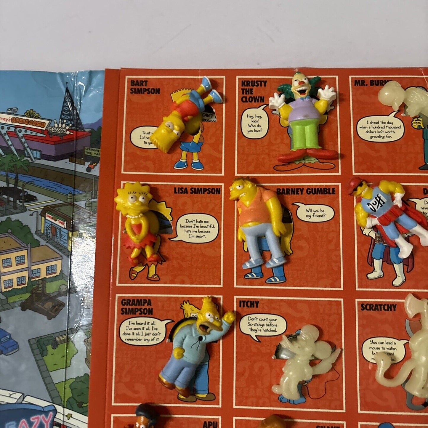 The Simpsons 20th Anniversary Stick'Ems Collector Album