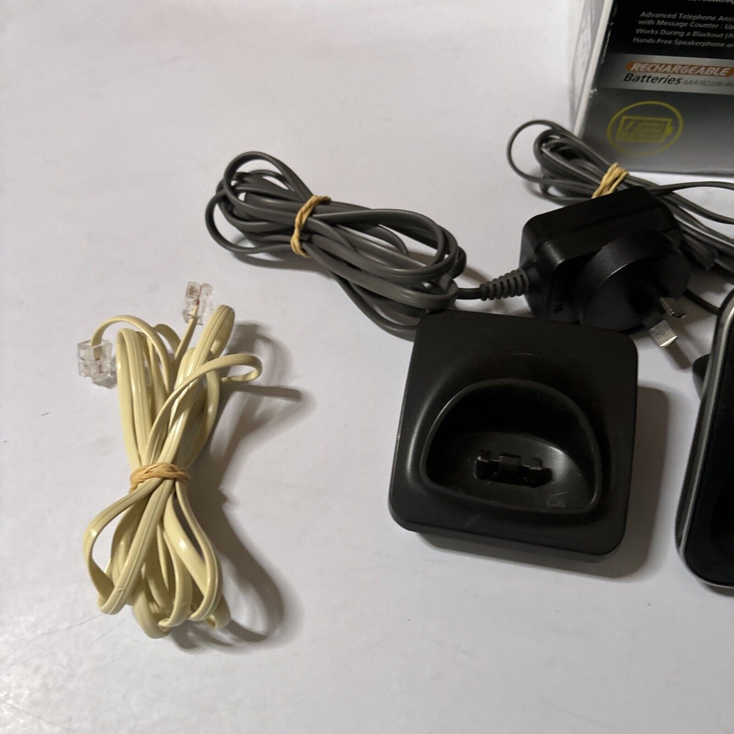 Panasonic KXTG6822ALB Dual Handsets Cordless Phone Digital Answering Machine