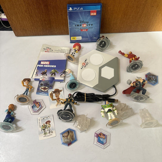 Disney Infinity 2.0 PS4 & Figures Toy Story Buzz Lightyear Disney Marvel Portal