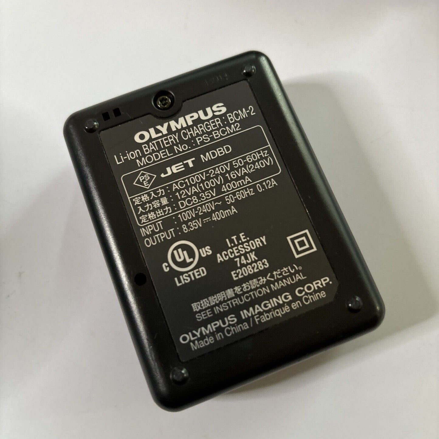 Genuine Olympus BCM-2 Li-ion Battery Charger BLM-1 BLM-1S BLM-01 BLM01 PS-BLM1