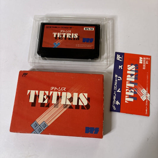 Tetris Nintendo Famicom NTSC-J Japan BPS-T0 Box & Manual