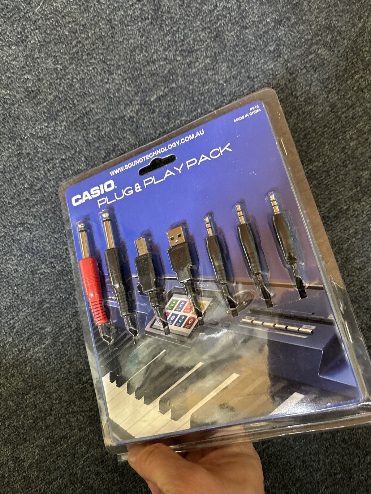 Casio Plug & Play Cable Pack USB/Audio Connector Leads PP16 *New Sealed*