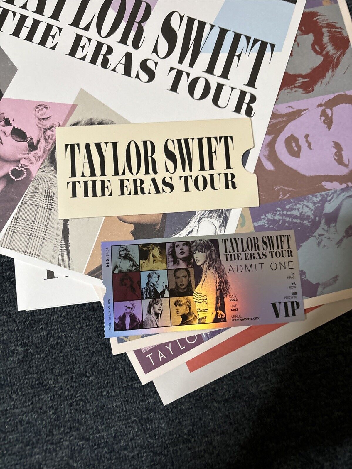 Taylor Swift The Eras Tour VIP 2023 Poster Lanyard Badge
