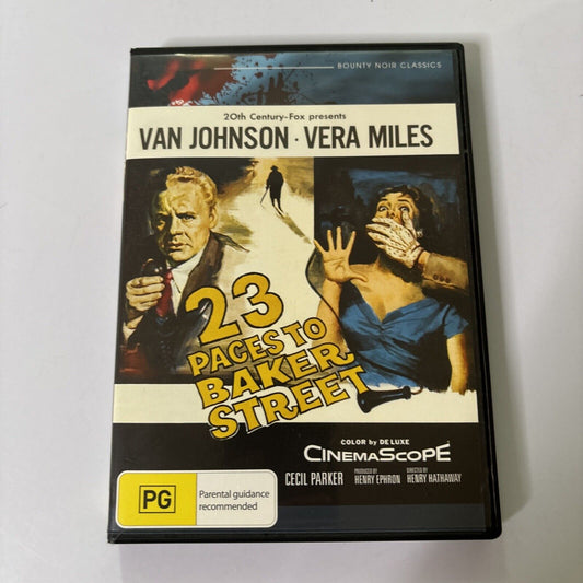 23 Paces to Baker Street (DVD, 1956) Van Johnson, Vera Miles NEW Region 4