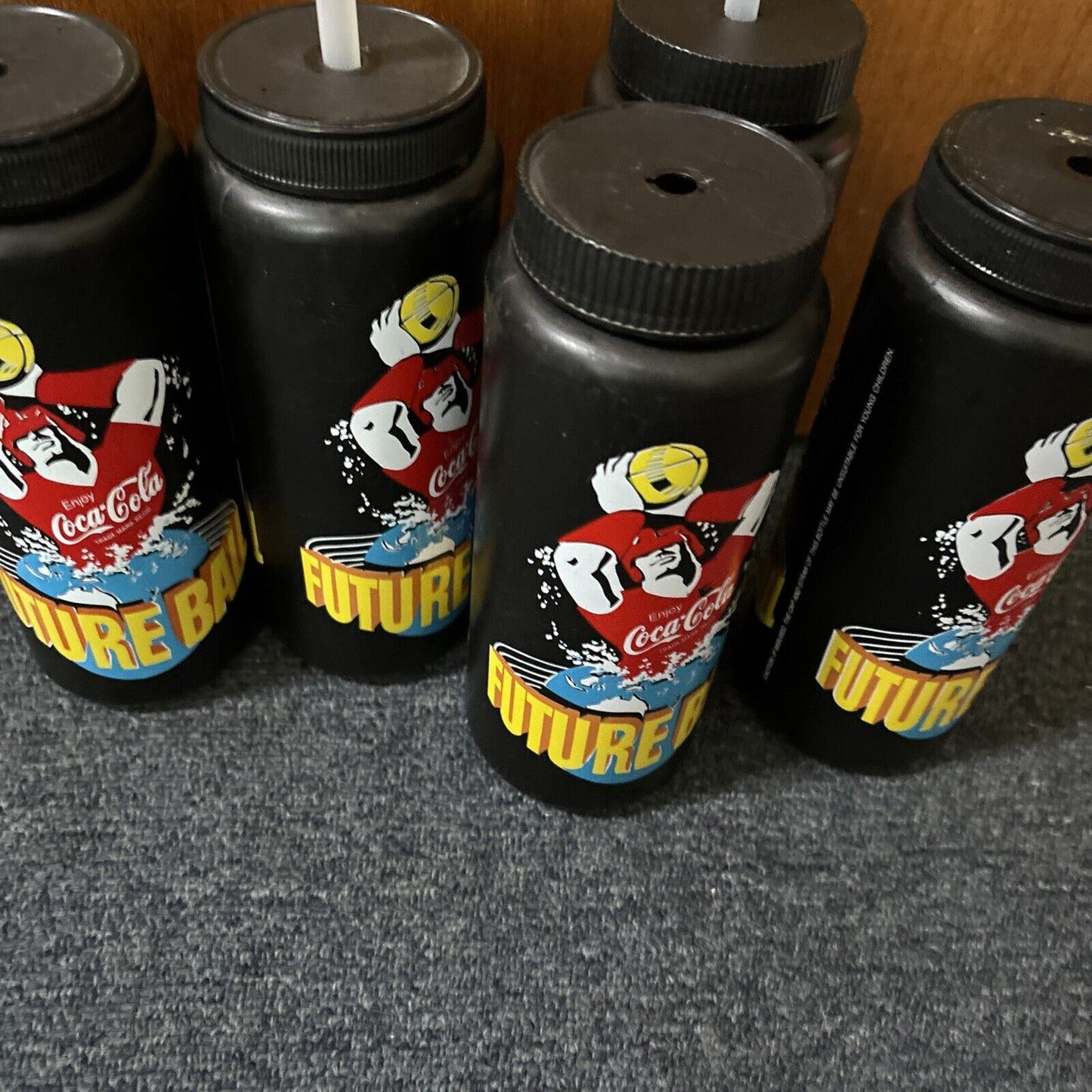 6x Coca Cola Future Ball Drink Bottle Promotional