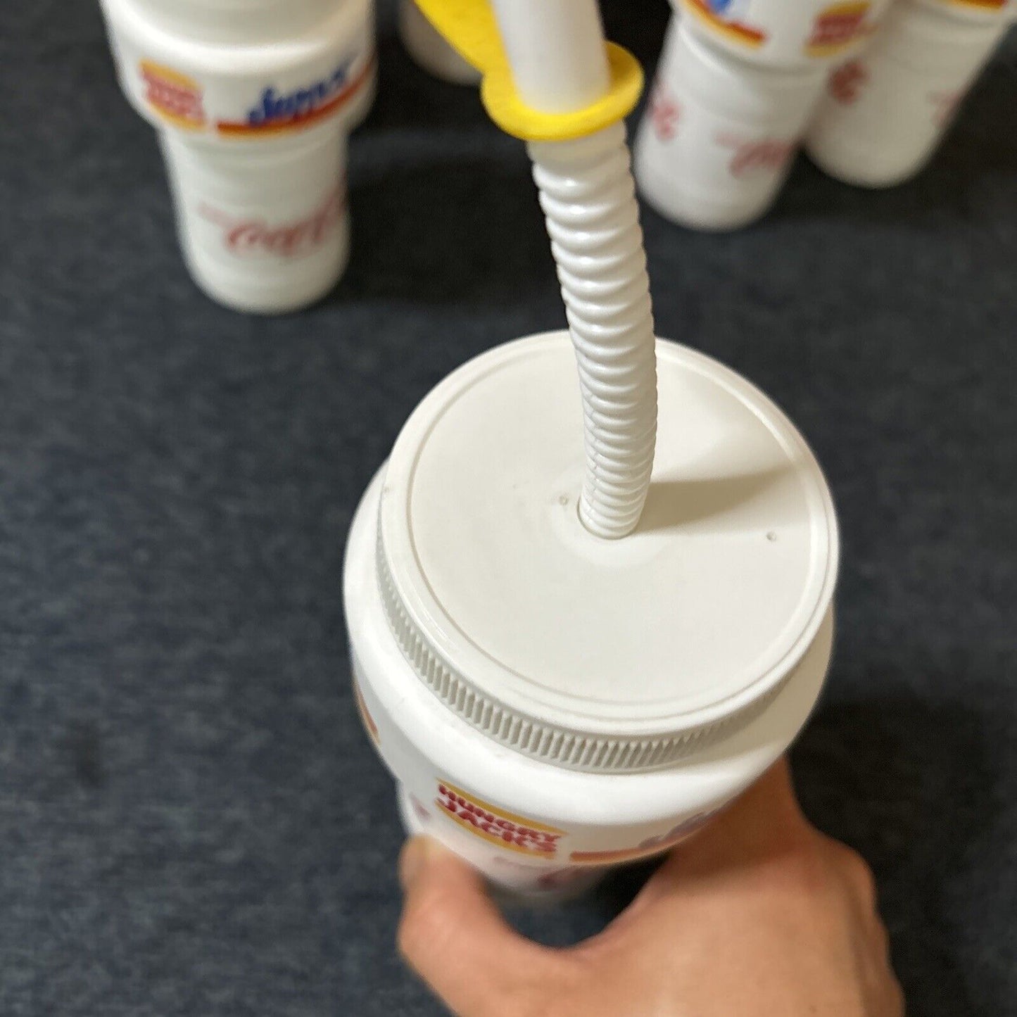 6x Coca Cola Hungry Jack's Adelaide Crows Football Club Junior Drink Bottle