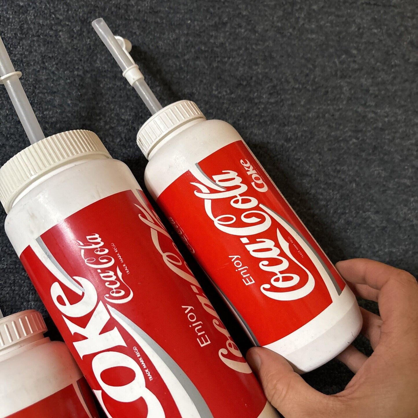 14x Coca Cola Water Bottle Promotional Hopman Cup SAFM 1993 AFL