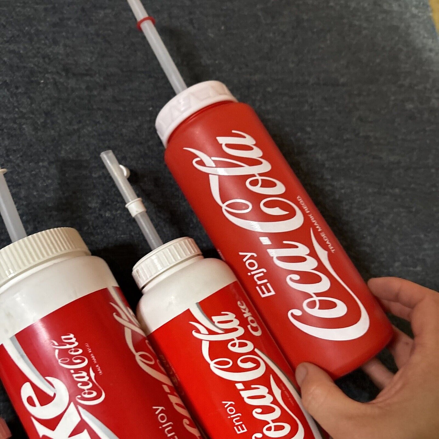 14x Coca Cola Water Bottle Promotional Hopman Cup SAFM 1993 AFL