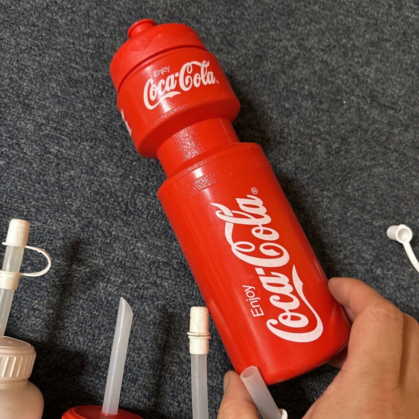 14x Coca Cola Water Bottle Promotional Hopman Cup SAFM 1993 AFL