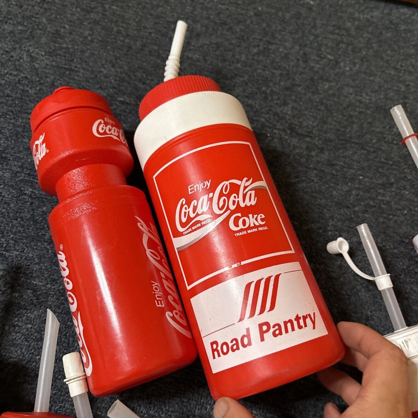 14x Coca Cola Water Bottle Promotional Hopman Cup SAFM 1993 AFL