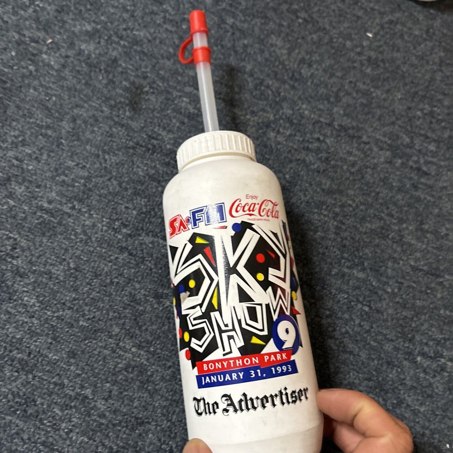 14x Coca Cola Water Bottle Promotional Hopman Cup SAFM 1993 AFL