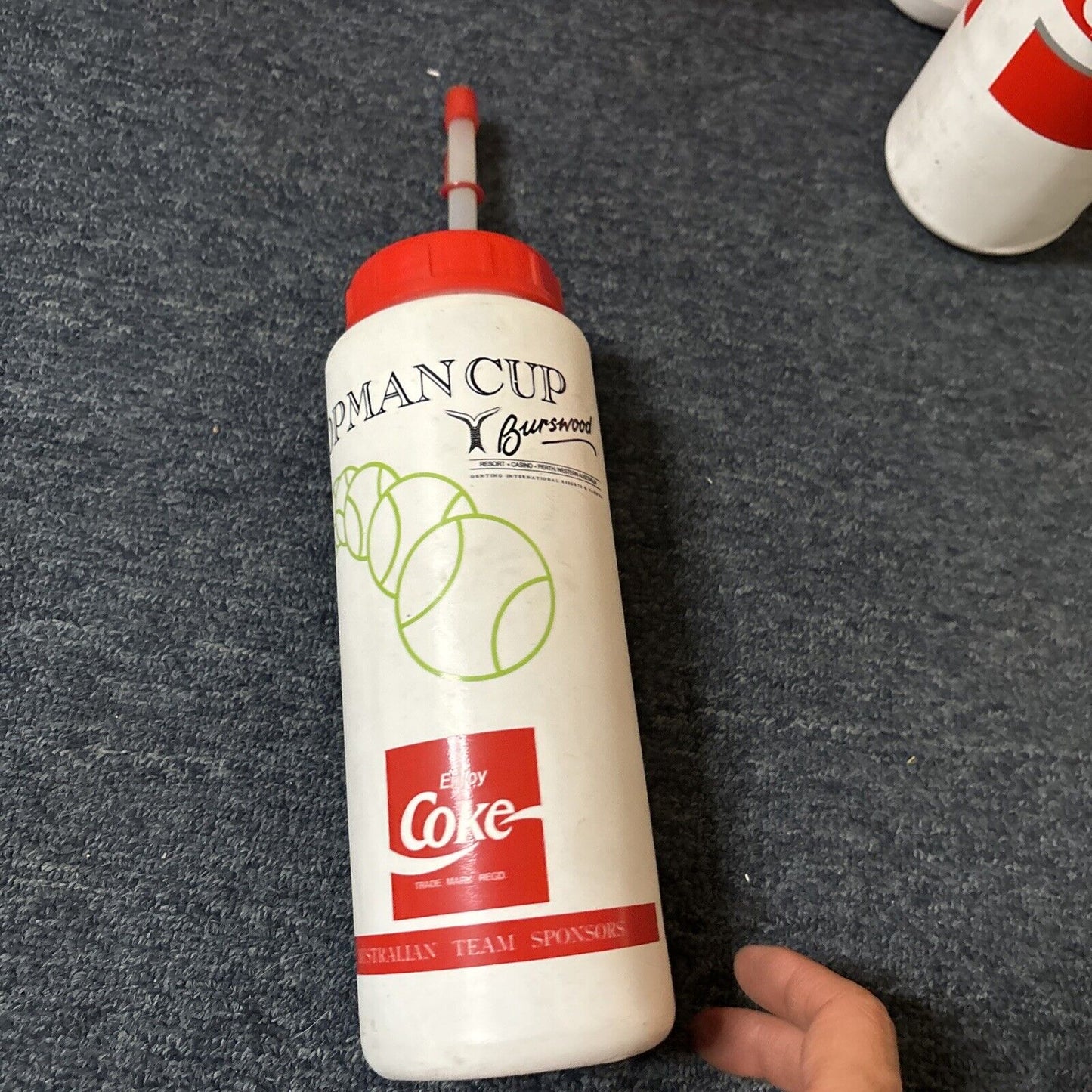 14x Coca Cola Water Bottle Promotional Hopman Cup SAFM 1993 AFL