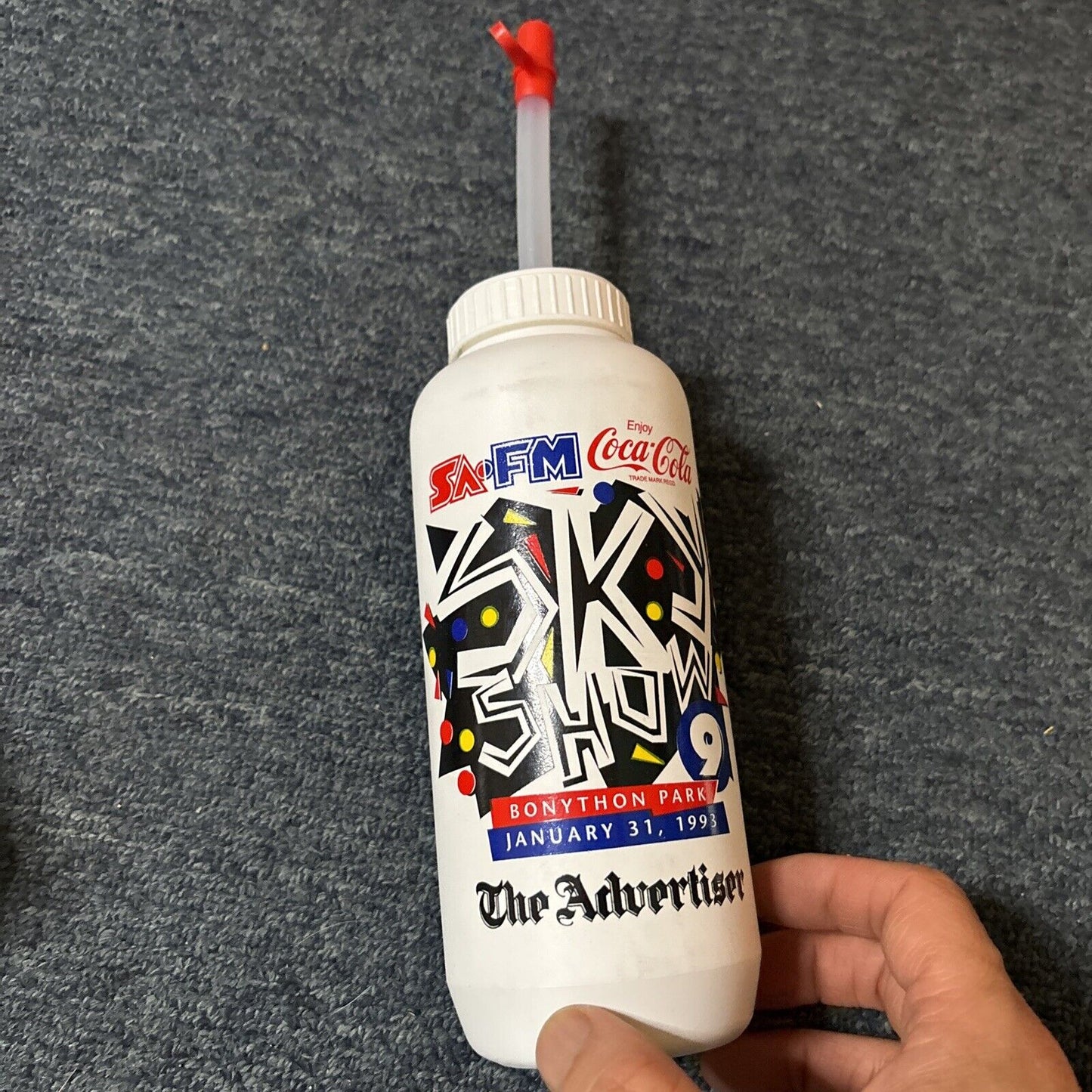 14x Coca Cola Water Bottle Promotional Hopman Cup SAFM 1993 AFL