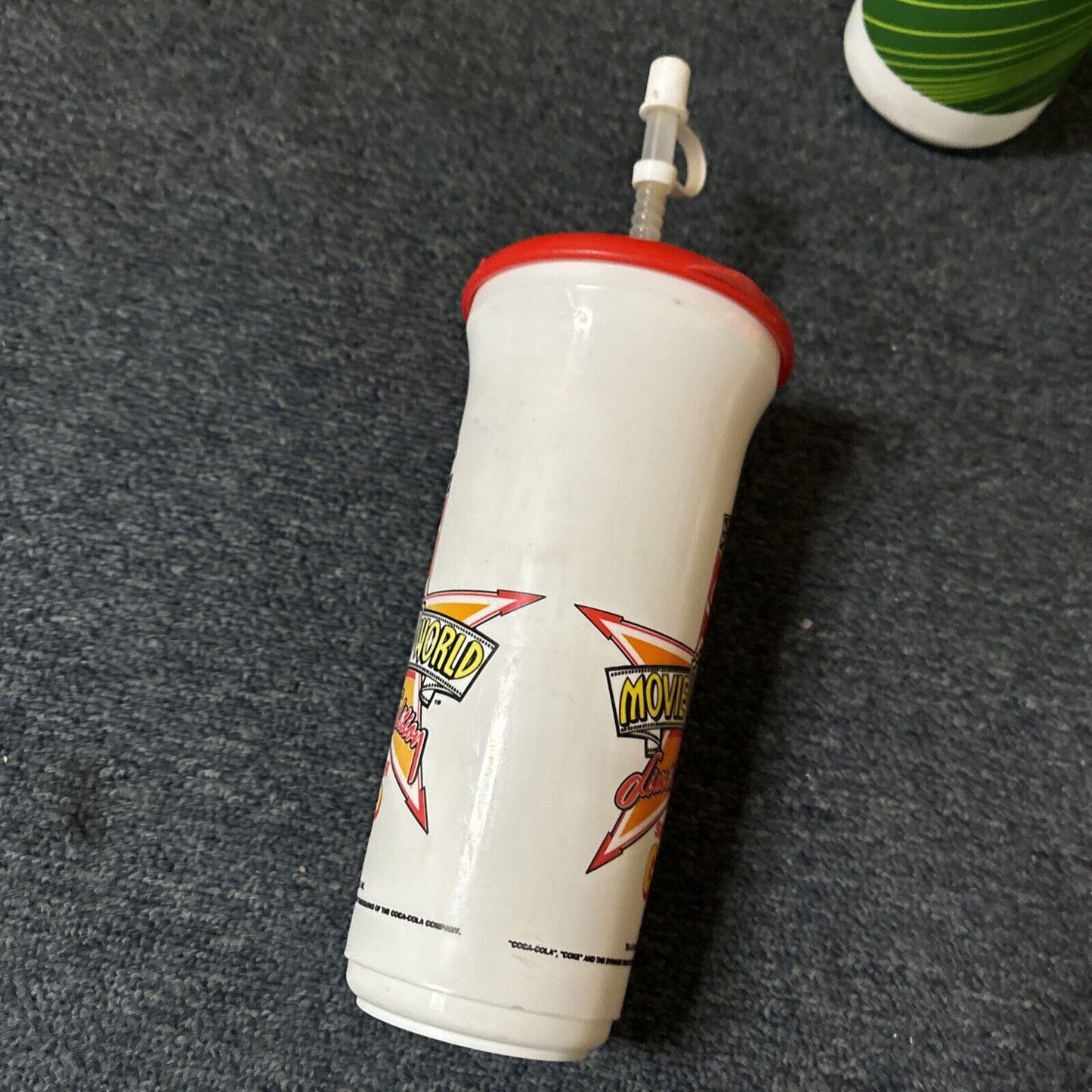 Coca cola Movie World Limited Edition Souvenir Cup May 1991 & Sprite Lemonade