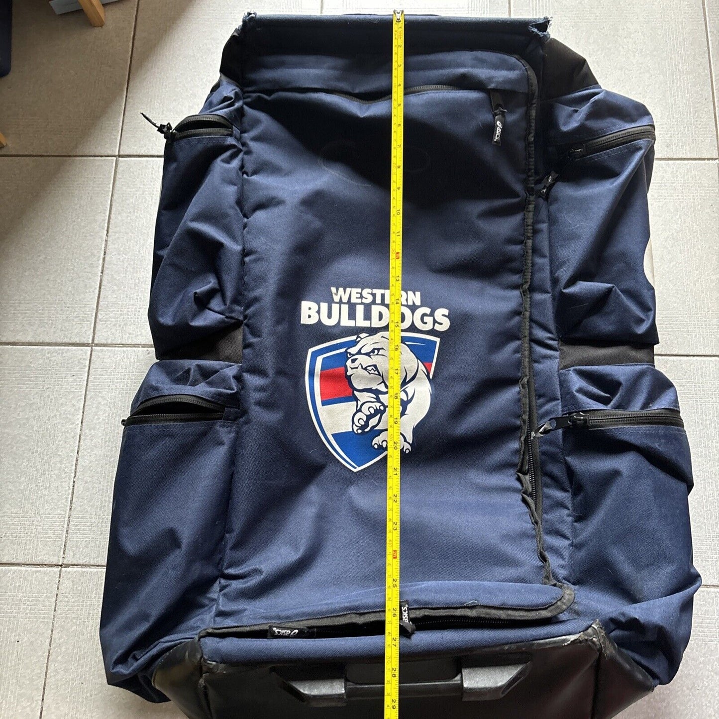AFL Western Bulldogs ASICS Large Luggage Wheels Baggage