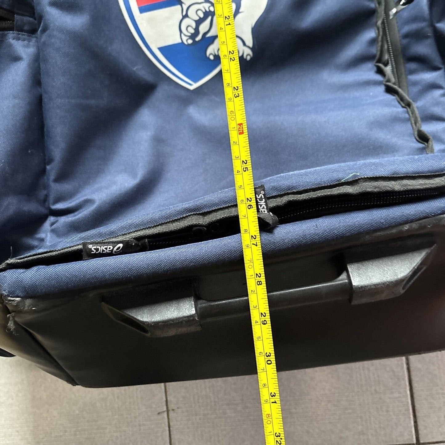 AFL Western Bulldogs ASICS Large Luggage Wheels Baggage