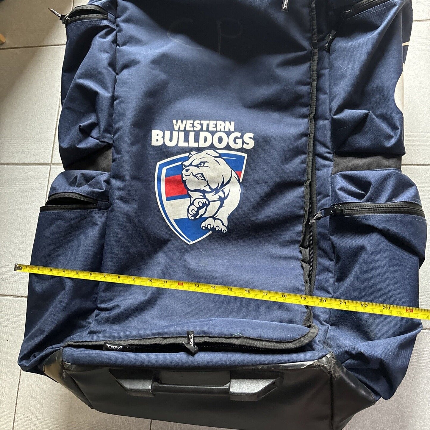 AFL Western Bulldogs ASICS Large Luggage Wheels Baggage