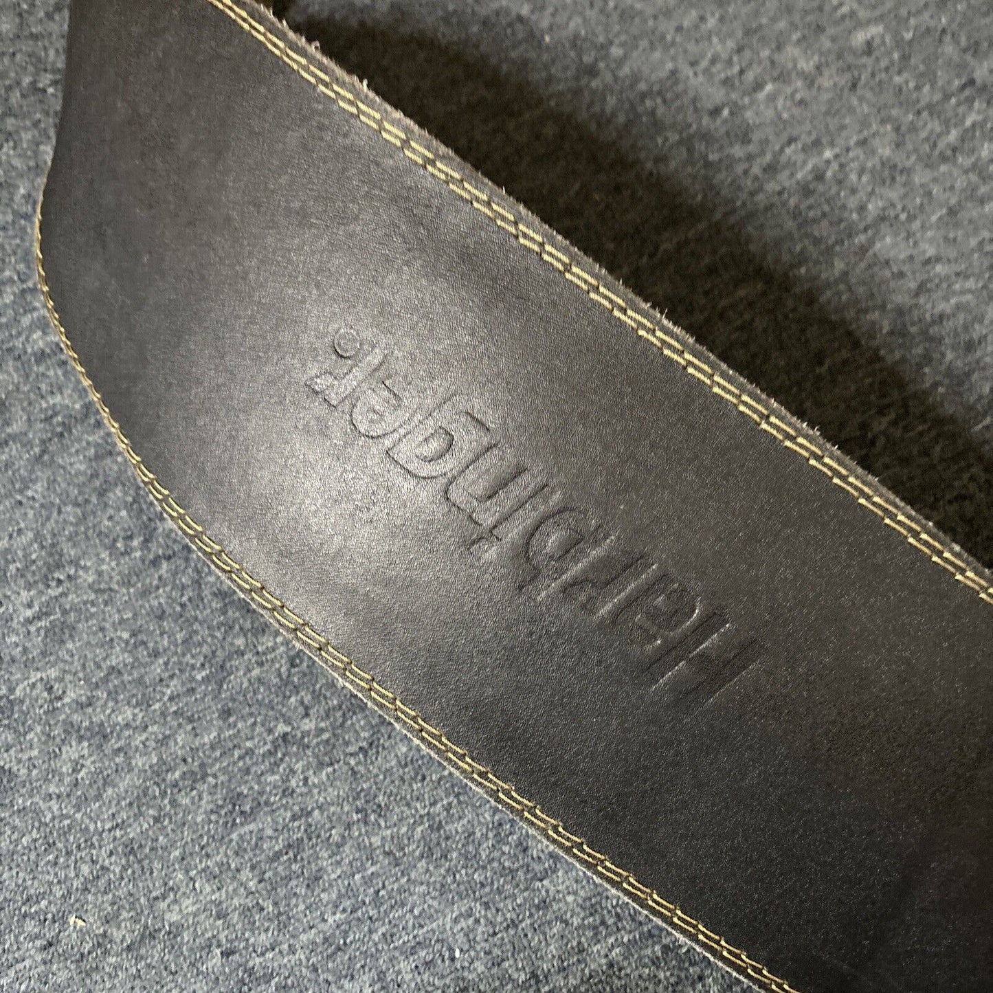 Harbinger Leather Powerlifting Weightlifting Belt