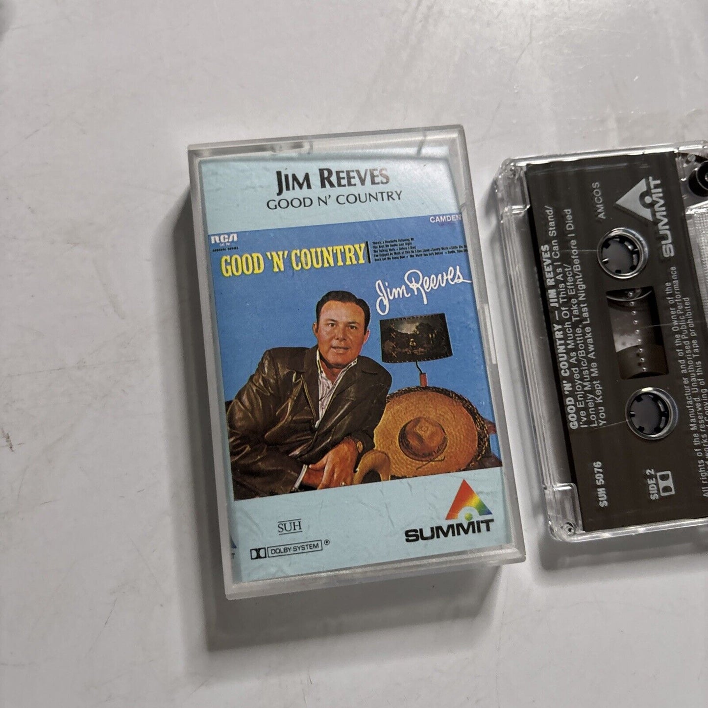 Jim Reeves - Good N' Country (Cassette, 1963) Suh-5076