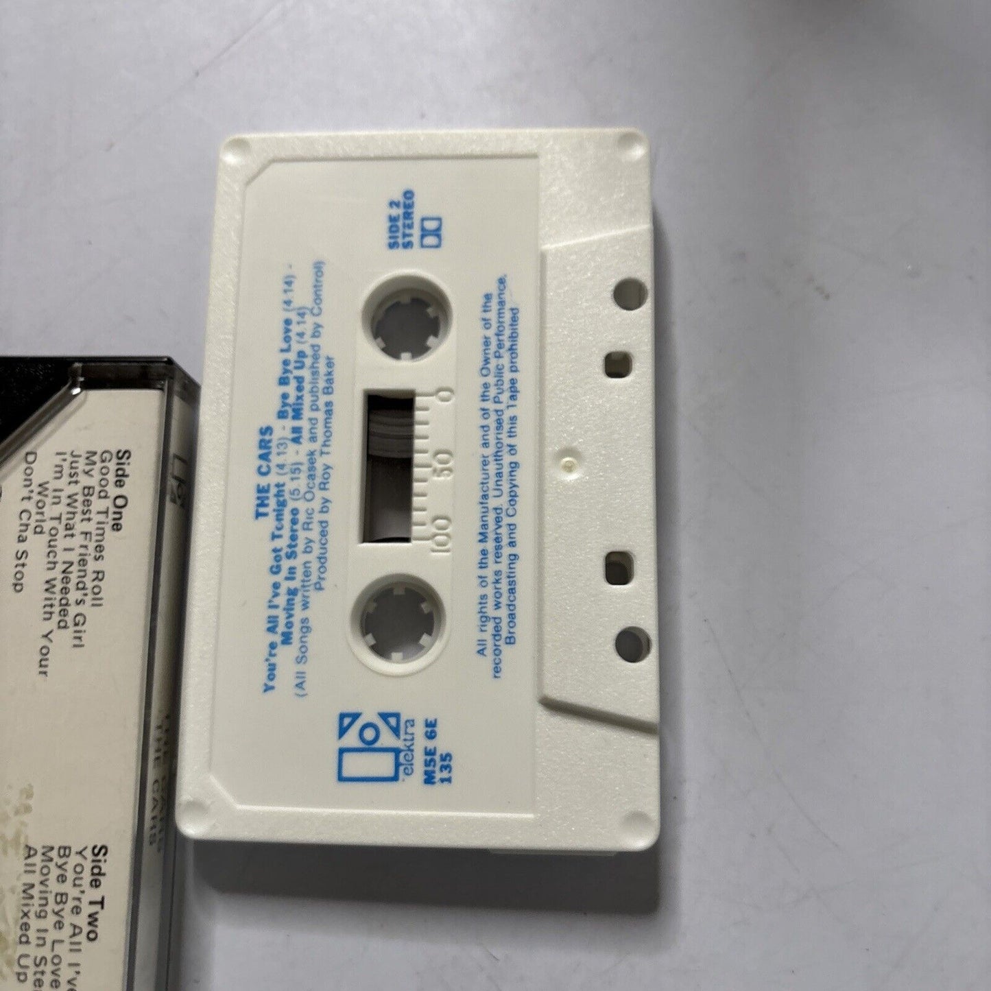 The Cars By The Cars (Cassette, 1978) M5e-6e-135
