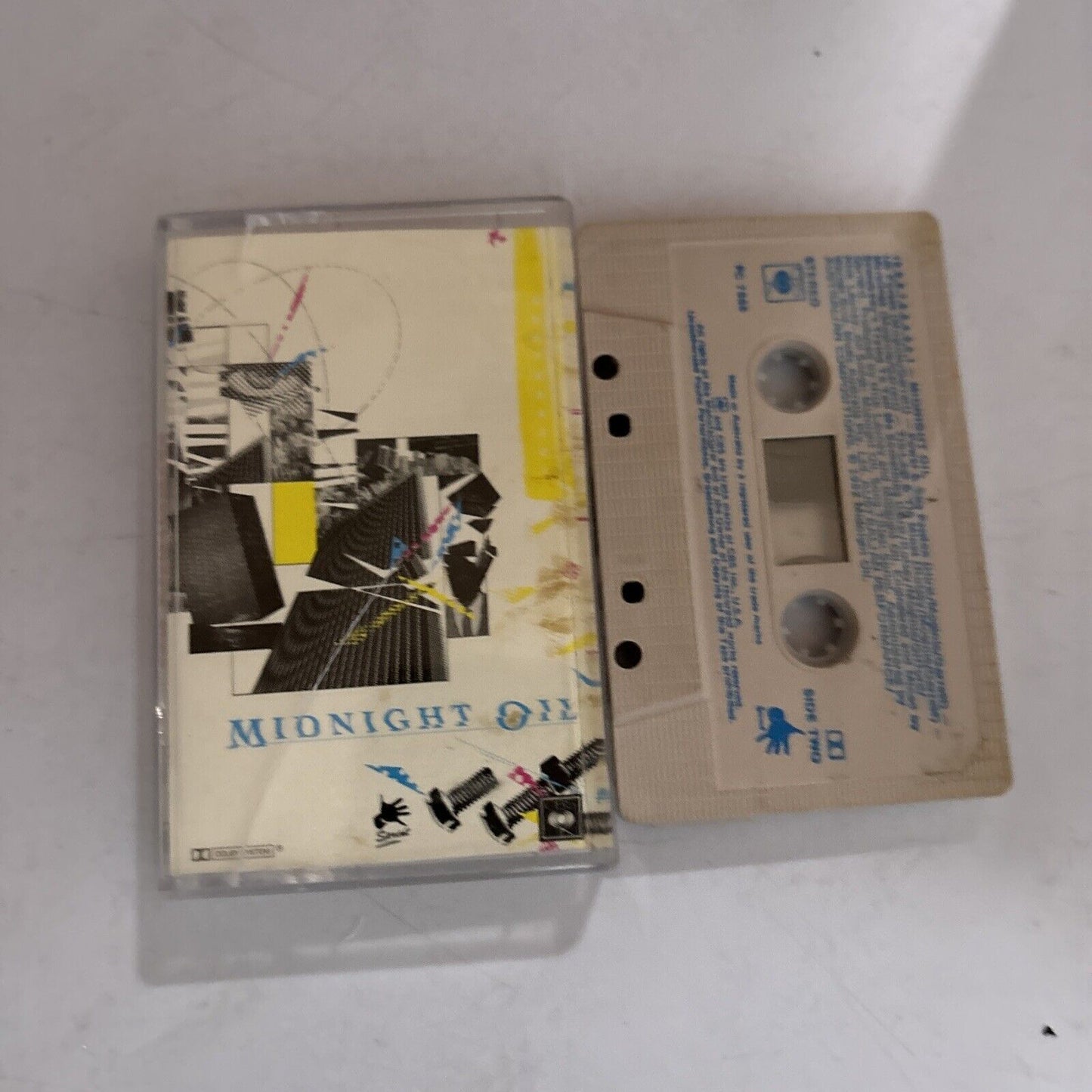 Midnight Oil - 10,9,8,7,6,5,4,3,2,1 (Cassette, 1982) Pc-7868