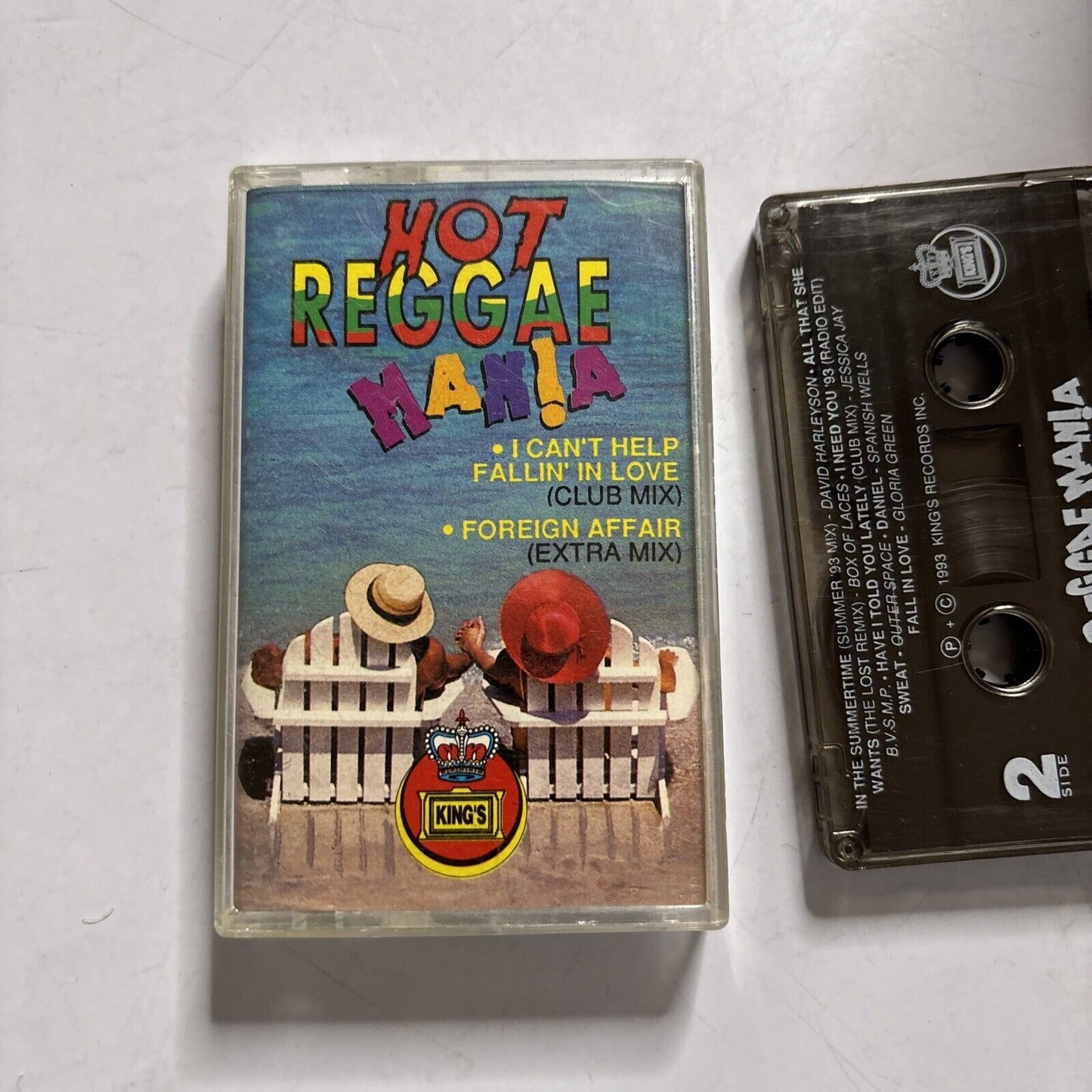 Hot Reggae Mania (Cassette, 1993) Kg-3220993
