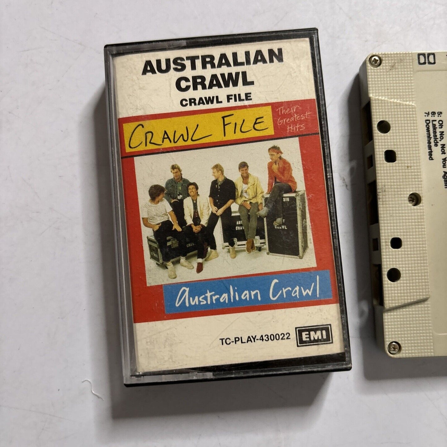 Australian Crawl - Crawl File (Cassette, 1984) Tc-Play-430022