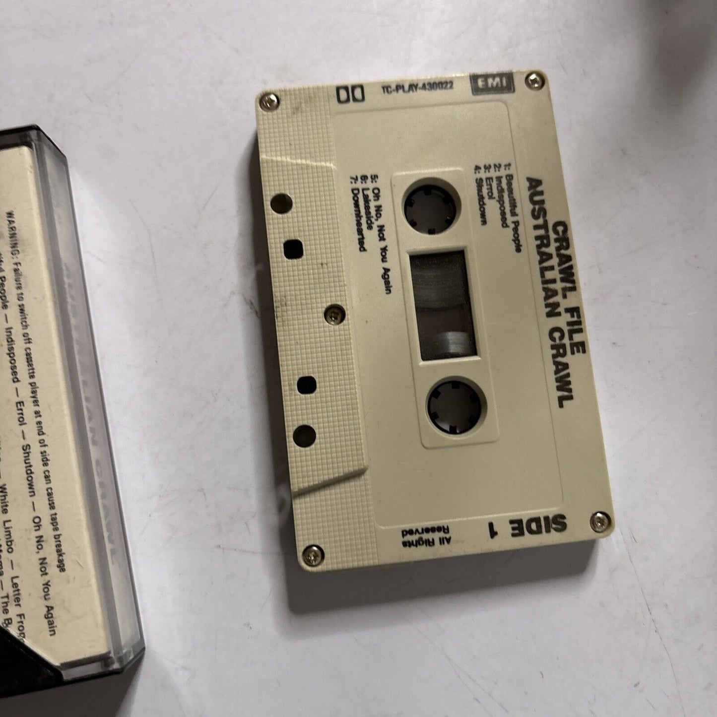 Australian Crawl - Crawl File (Cassette, 1984) Tc-Play-430022