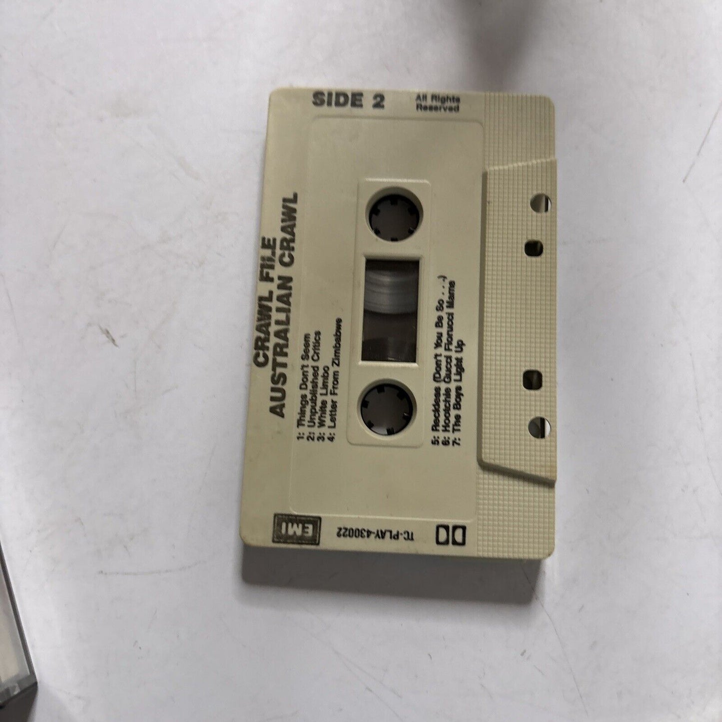 Australian Crawl - Crawl File (Cassette, 1984) Tc-Play-430022