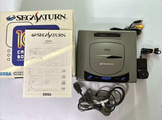 Sega Saturn Console Japan NTSC-J With 1x Controller 100-240V Adapter HST-0005