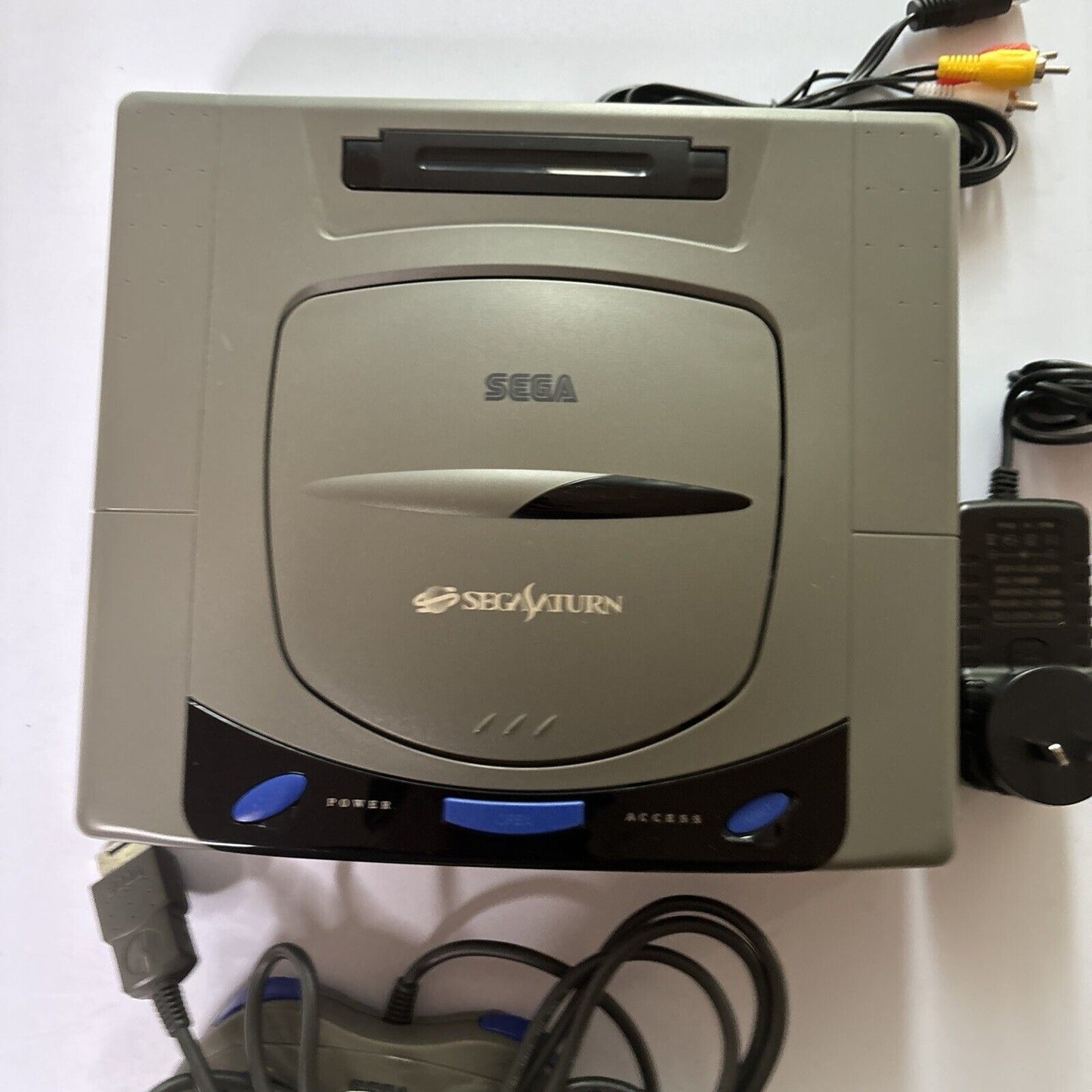 Sega Saturn Console Japan NTSC-J With 1x Controller 100-240V Adapter HST-0005