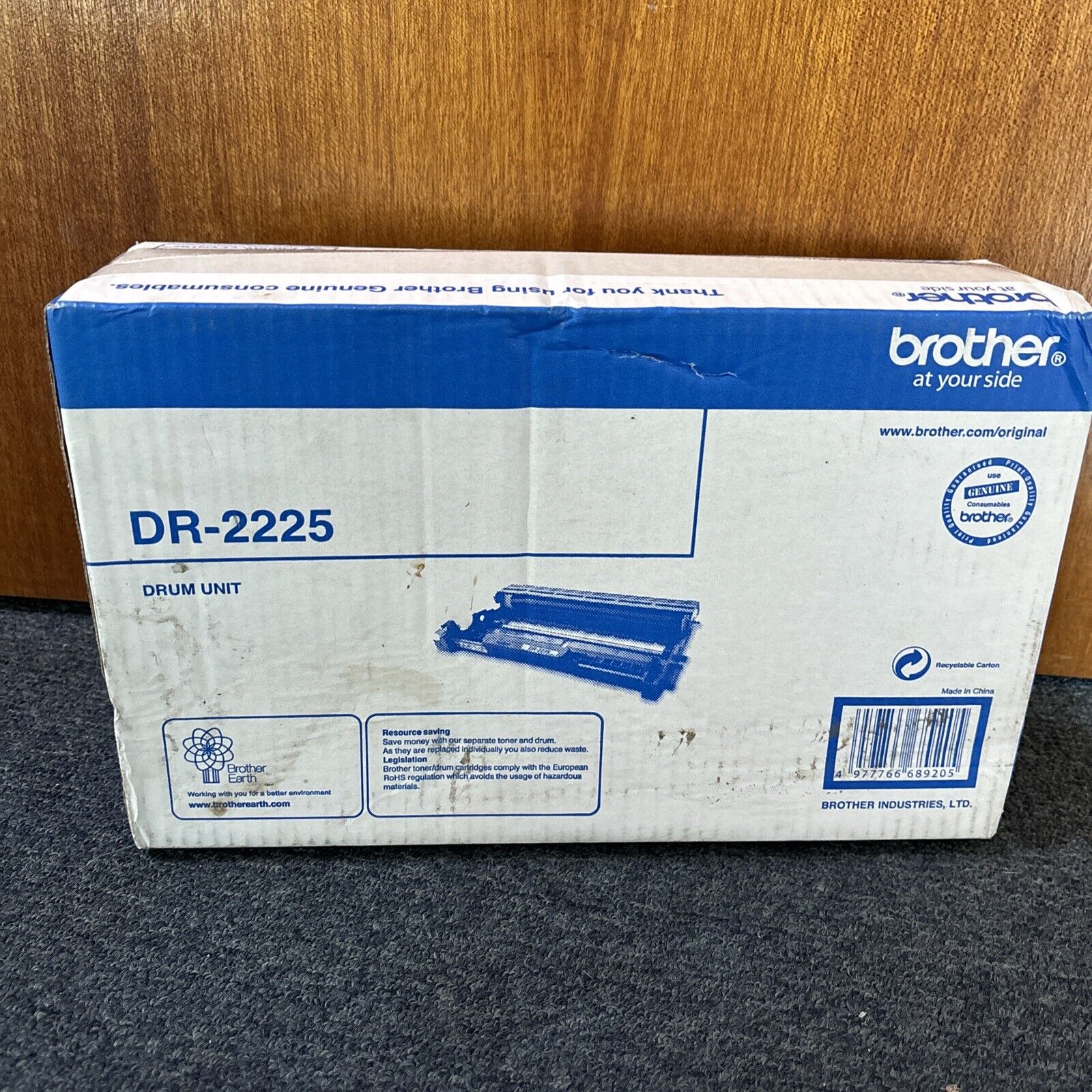 Dr2225 Genuine Brother DR2225 Drum Unit for 12000 Pages - Black *New Sealed ...