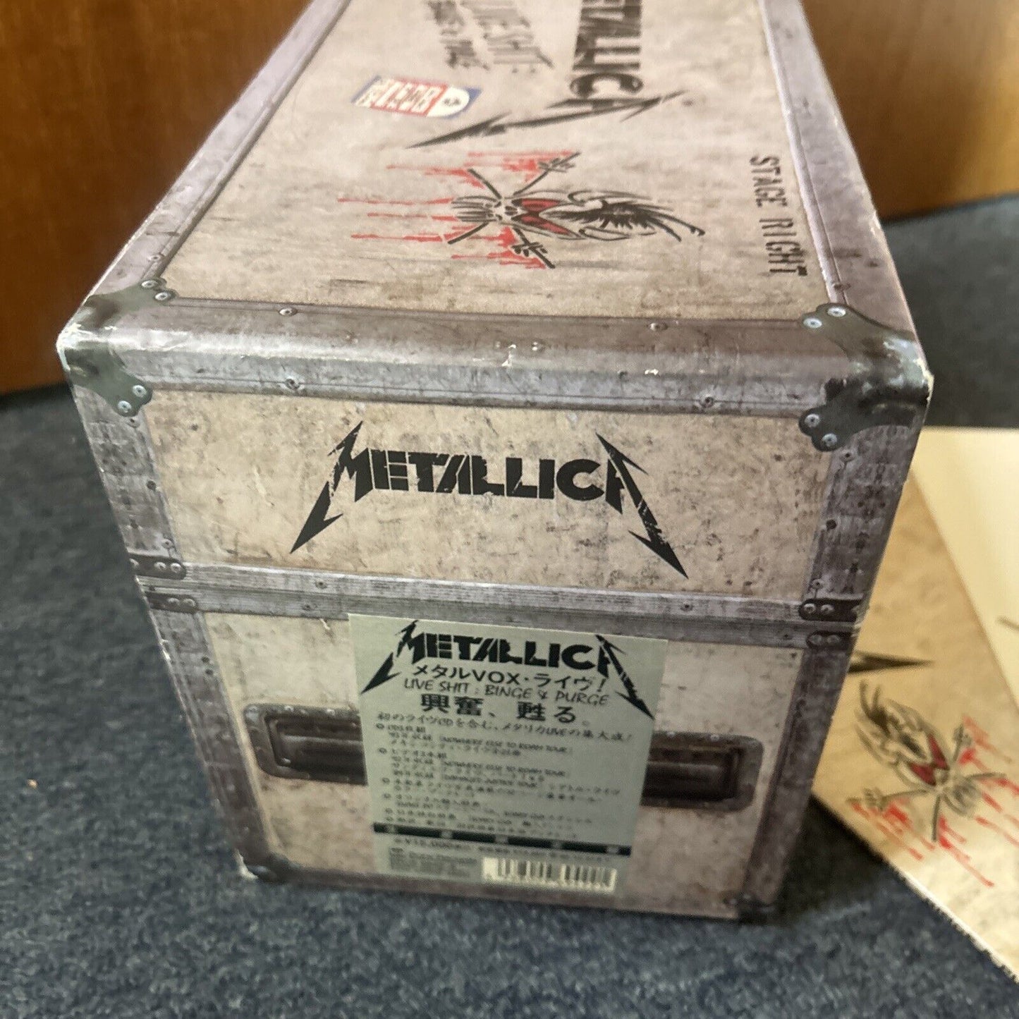 Metallica - Live Shit: Binge & Purge (CD + VHS, 1995) Japan NTSC Srcs-6942-8