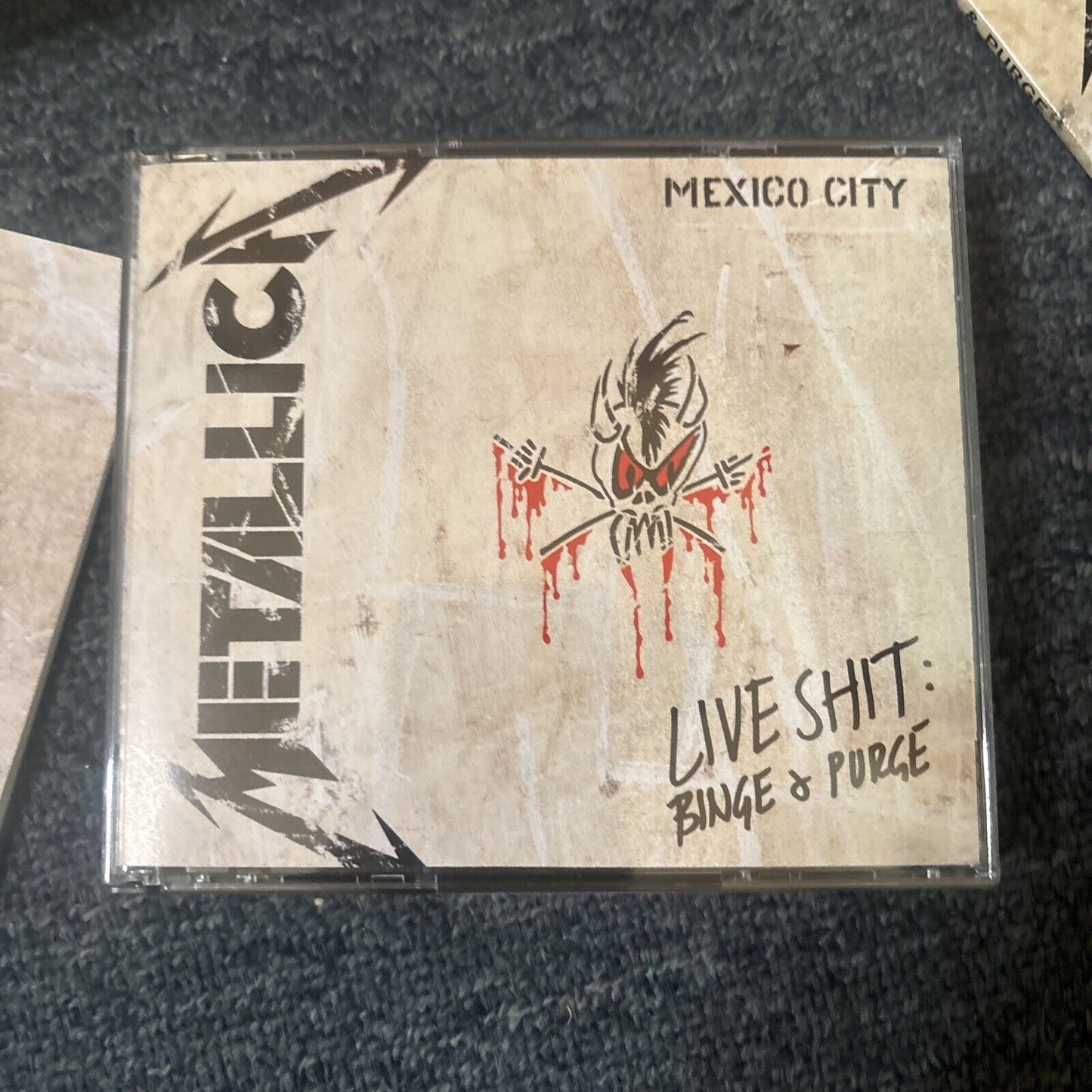 Metallica - Live Shit: Binge & Purge (CD + VHS, 1995) Japan NTSC Srcs-6942-8