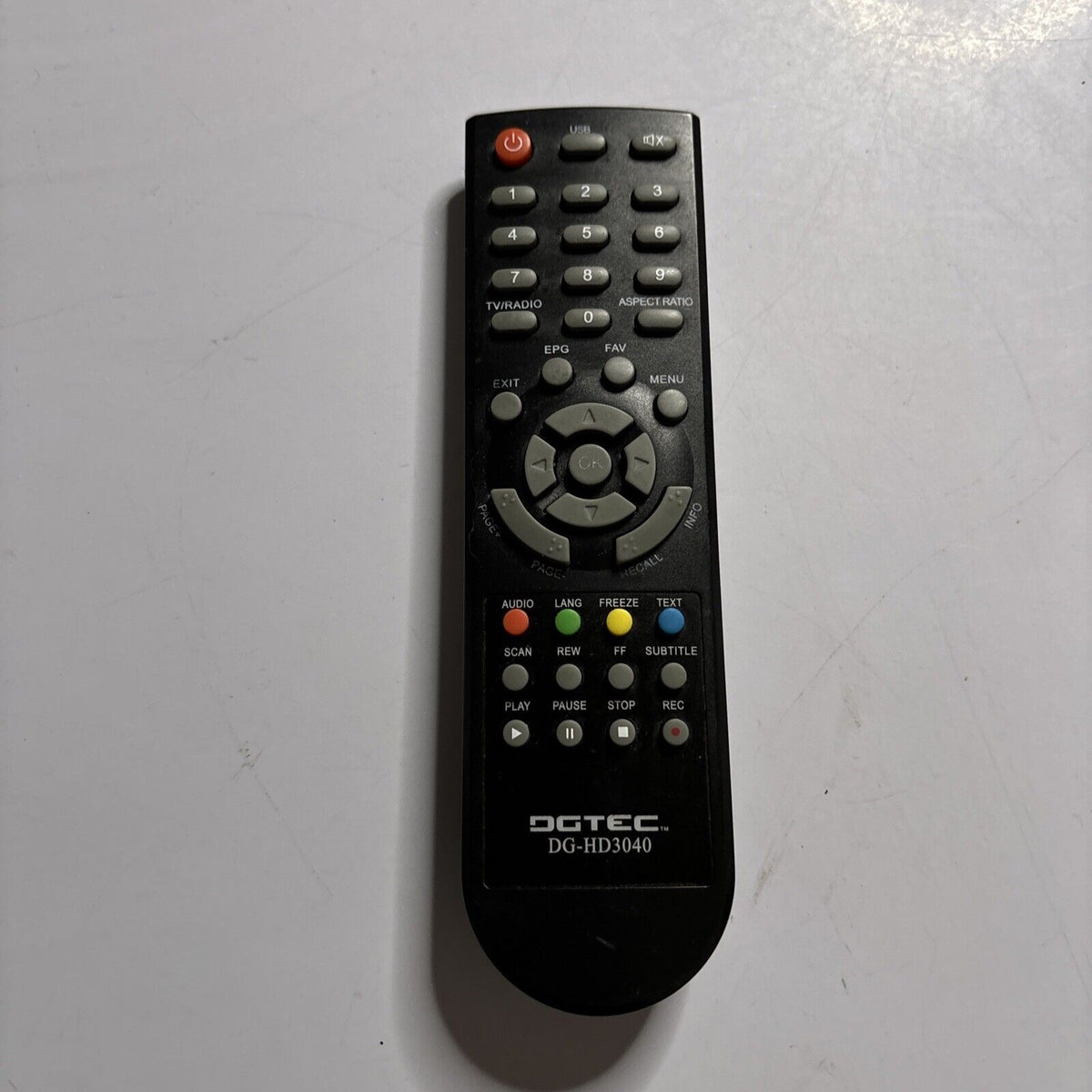 Gd6 Remote Battery DGTEC DG-HD3040 Remote Control *Missing Battery Lid* – Retro Unit