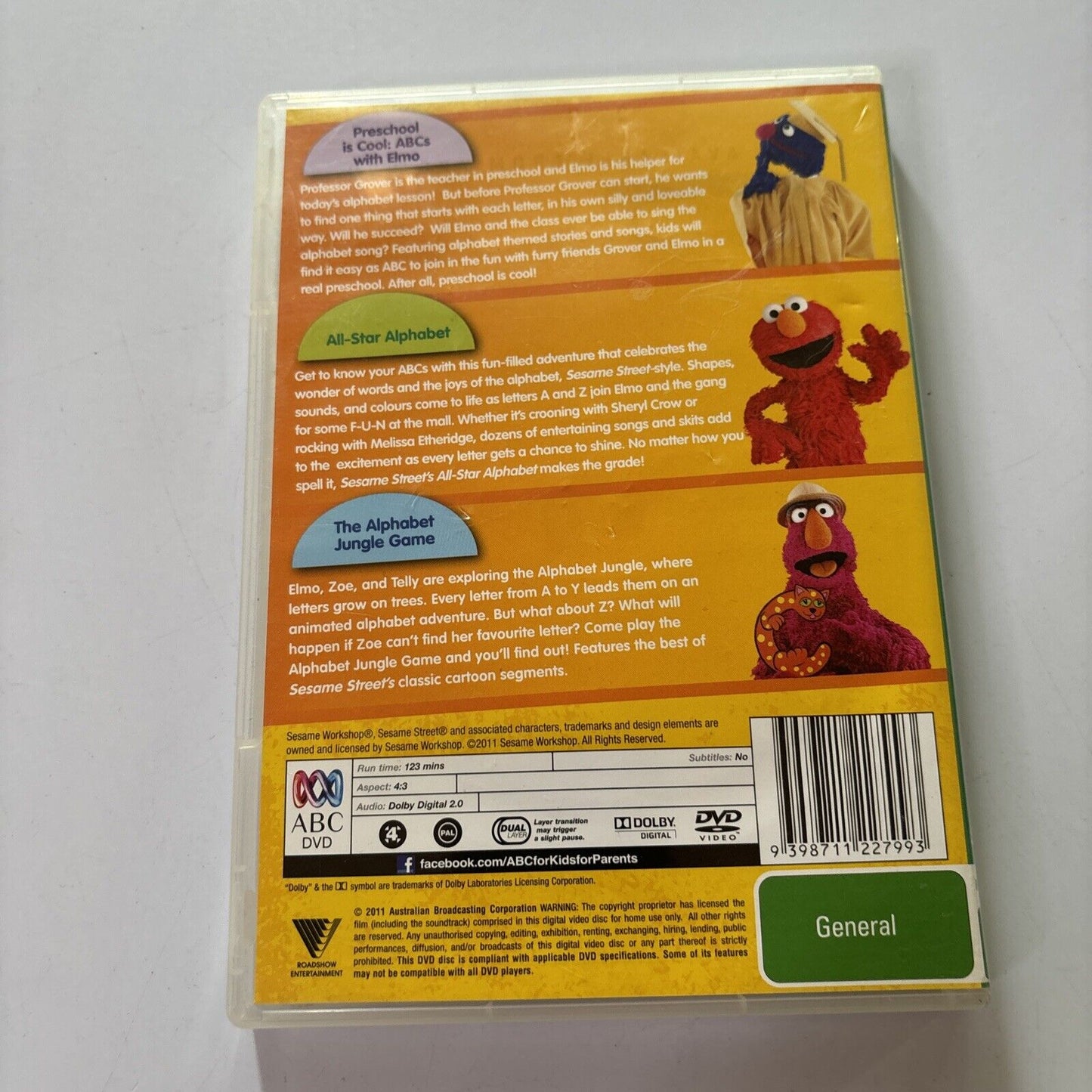 Sesame Street - Alphabet Triple Pack (DVD, 2011) Region 4