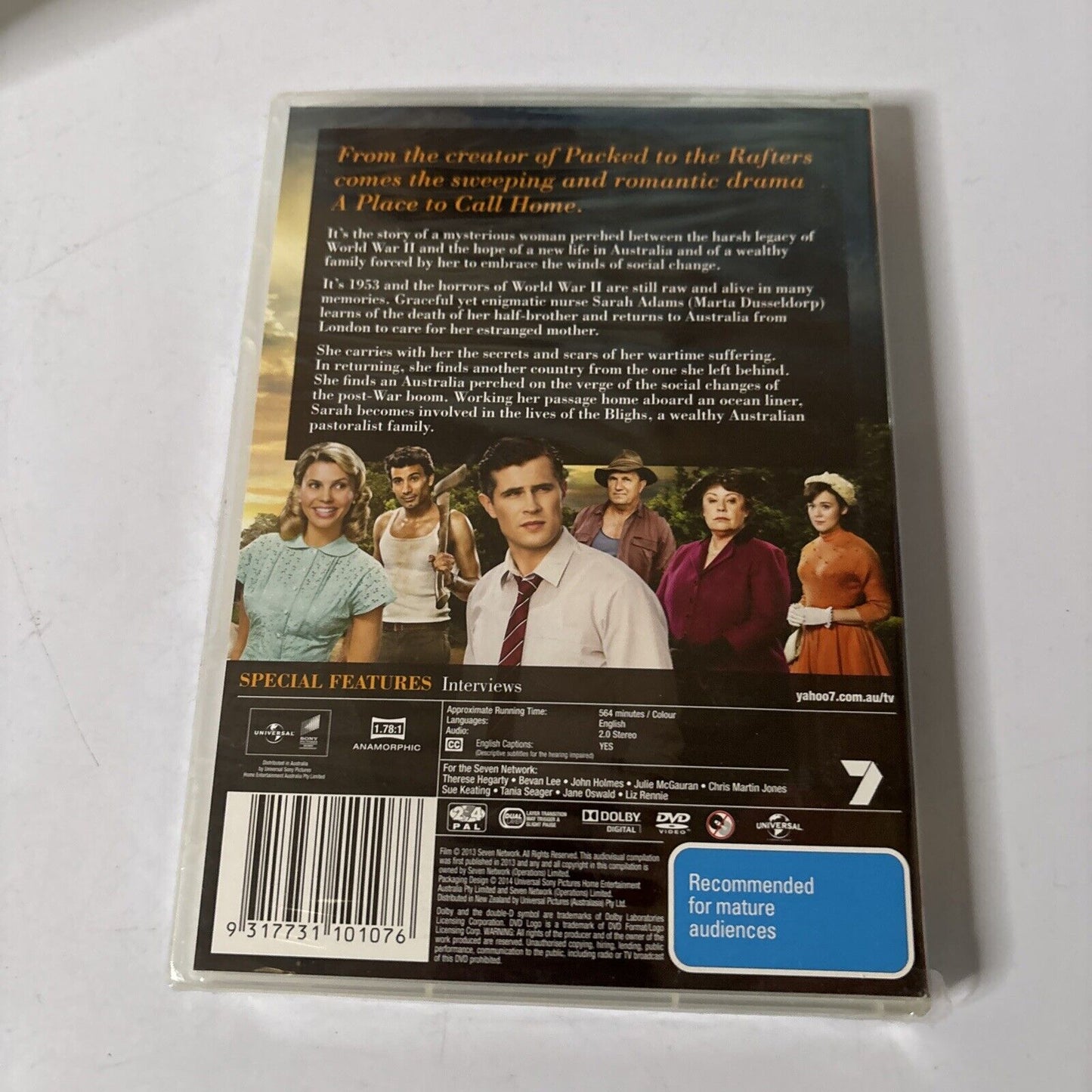 A Place to Call Home : Season 1 (DVD, 2012) Region 4 &2 *New Sealed*